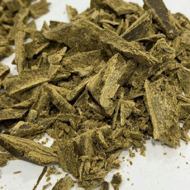 Lime OG (sat) | Old School Hash | 34.62%THC | 1.26%Terp | Fireweed Extracts