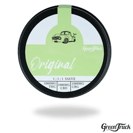 Green Truck - Salve: 1:1:1 THC/CBD/CBG - Anti-Inflammatory Original