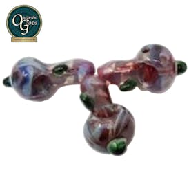 4" Iridescent Glass Pipe