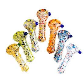 2.5" Hand Pipe Spoon Candy Cane with Rings