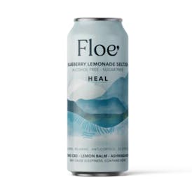 Floe Seltzer Heal Blueberry Lemonade Beverage 100 MG CBD Hemp