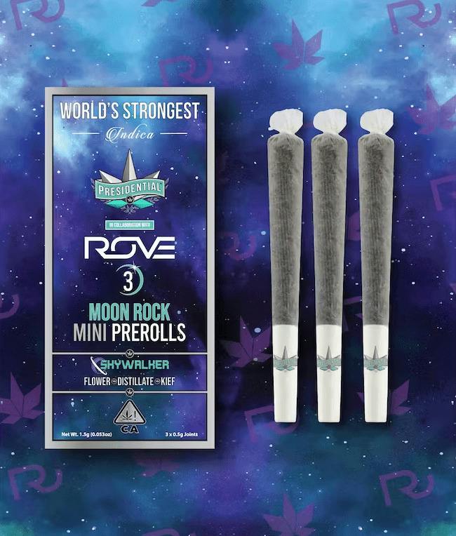Presidential x Rove | Skywalker | Moon Rock Infused Minis | 0.5g each | 3pk