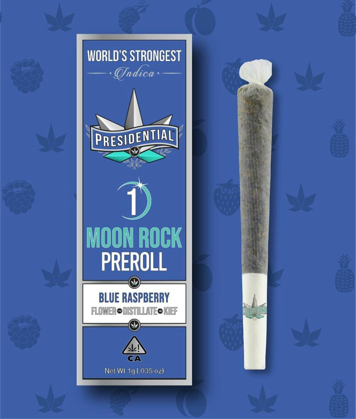 Blue Raspberry | Moon Rock Infused Joint | 1g
