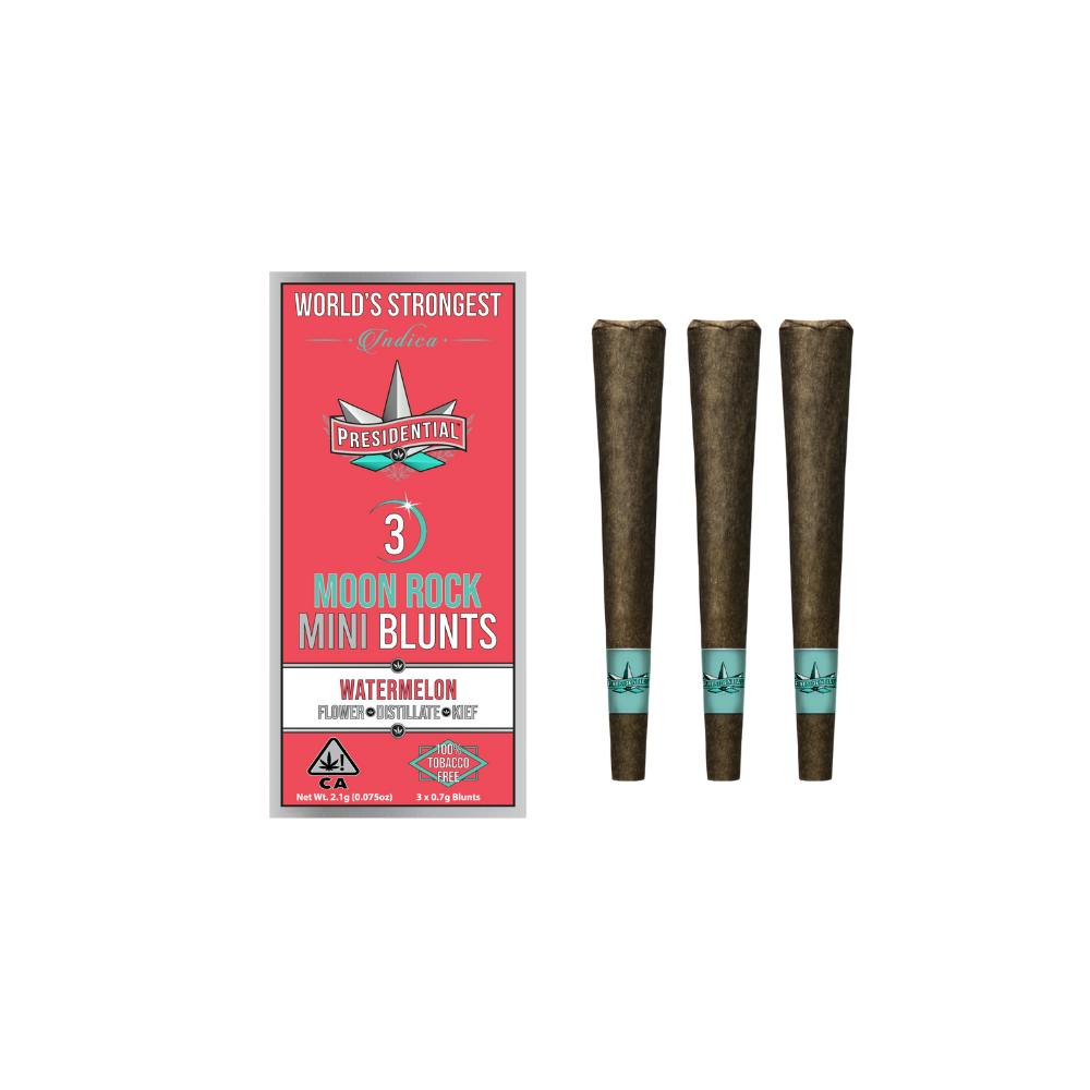 Watermelon | Moon Rock Infused Blunts | 0.7g each | 3pk