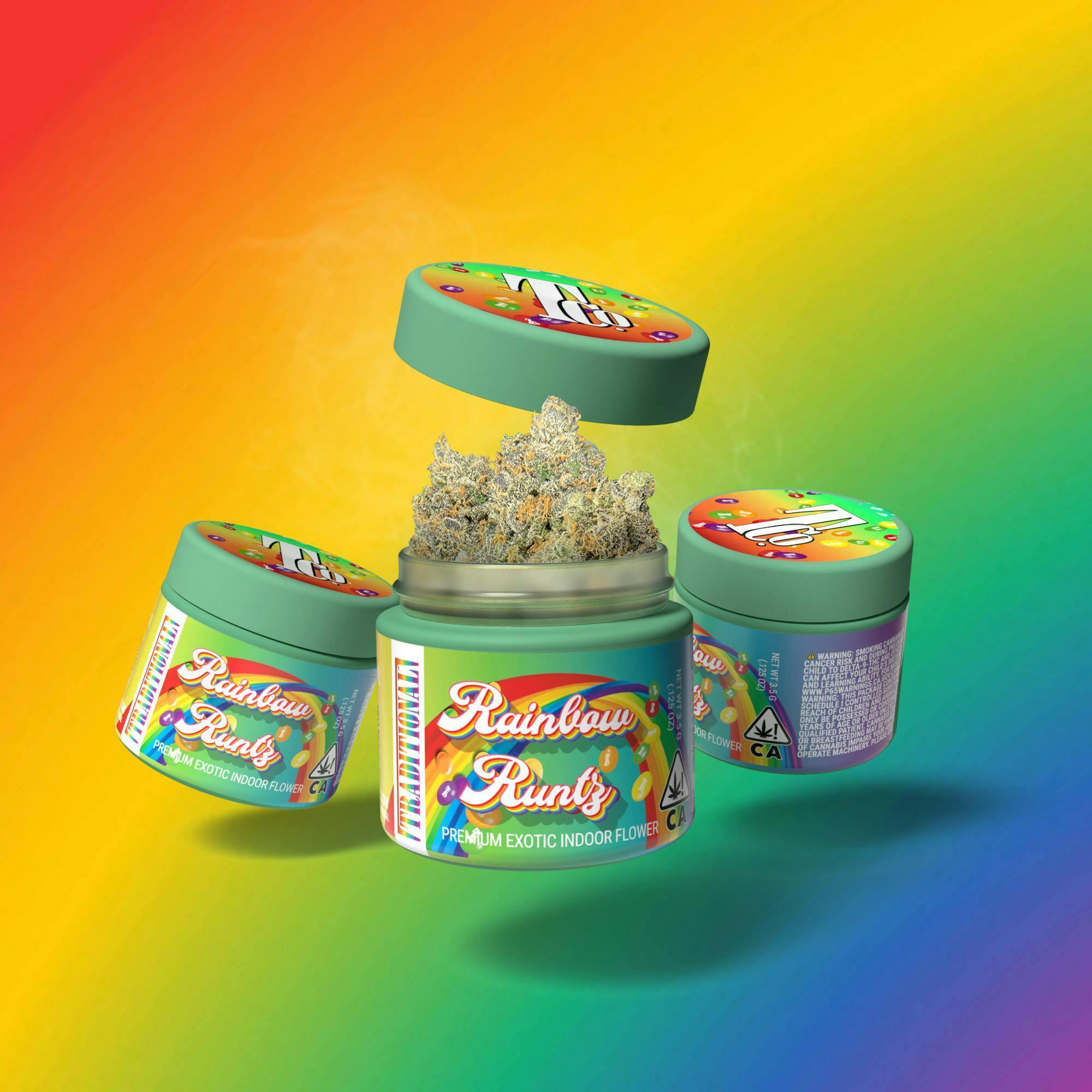 Traditional - Rainbow Runtz 3.5g Flower by Traditional
