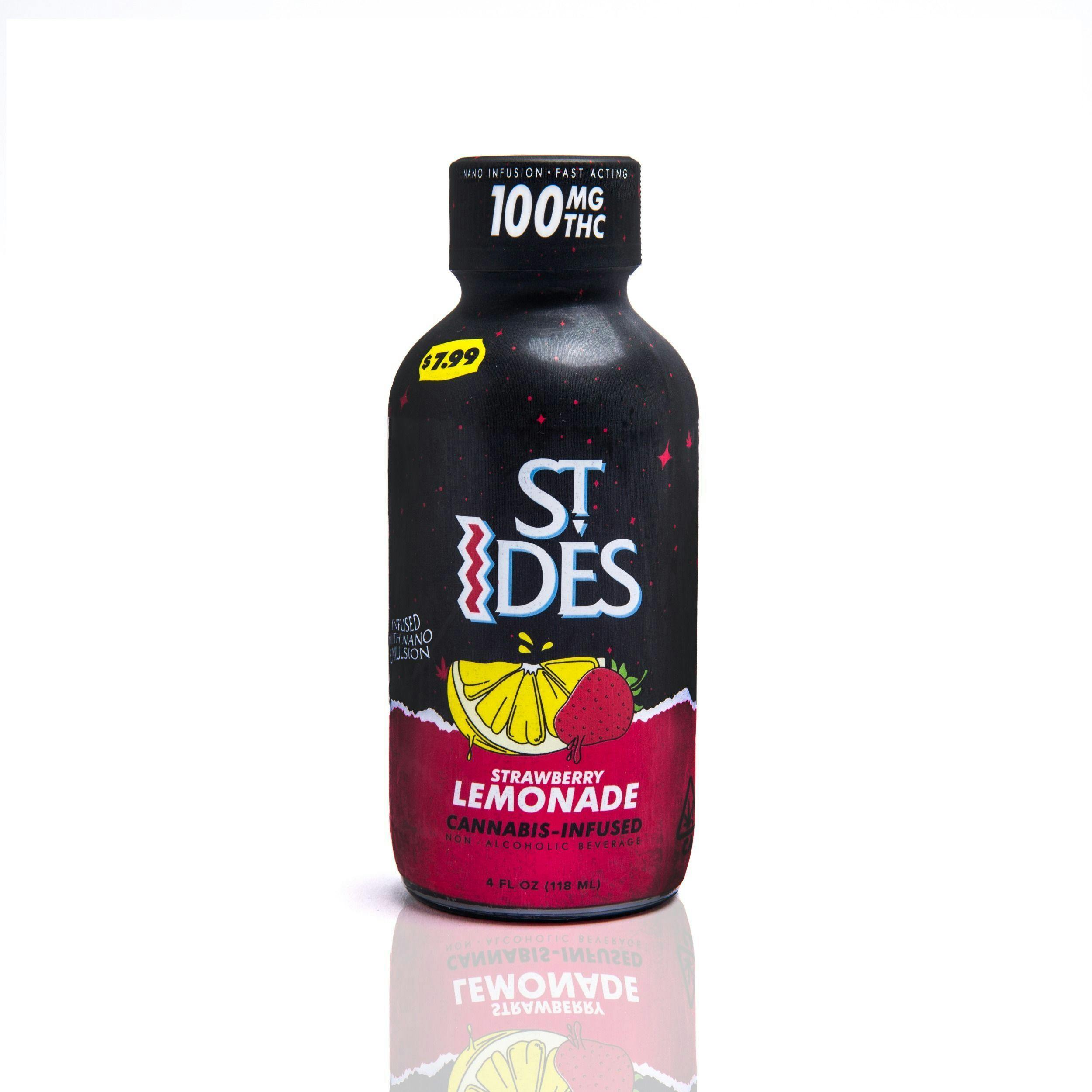 Strawberry Lemonade | Non-Carbonated | 100mg | 4 fl oz