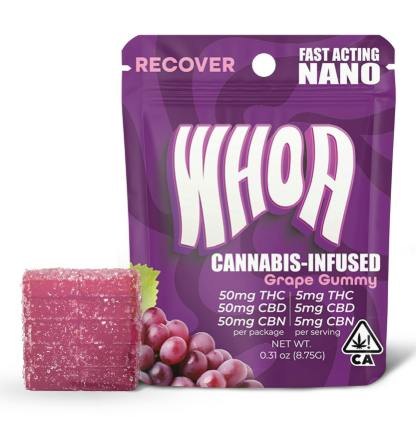 Bites | Grape 1:1:1 CBN:CBD:THC Gummies | 100mg | 10ct | 10mg/ea