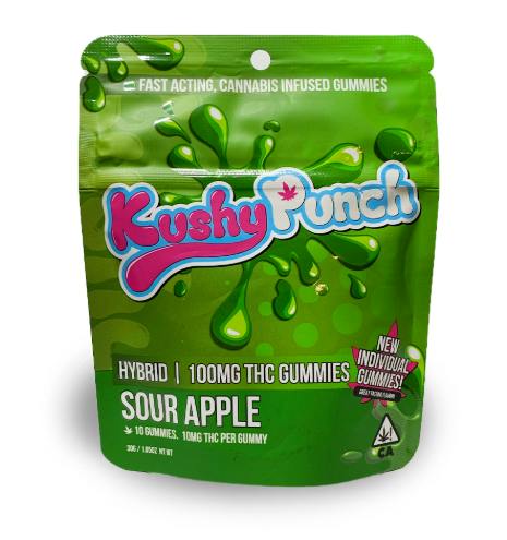 Green Apple Individual Gummies | 100mg | 10ct | 10mg/ea