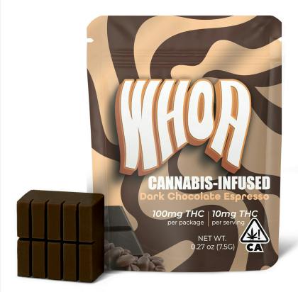 Bars | Dark Chocolate Espresso | 100mg | 20ct | 5mg/ea