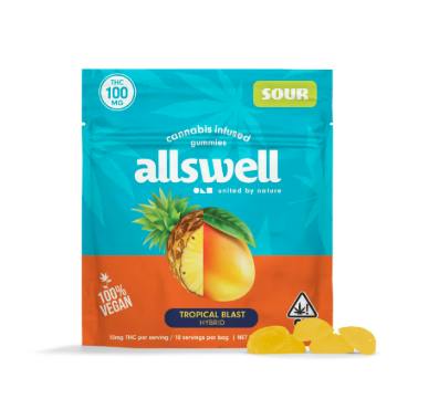 Tropical Blast Gummies | 100mg | 10ct | 10mg/ea