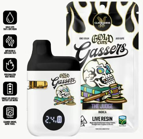 The Judge (1g) - Gassers All-In-One Live Resin Vape