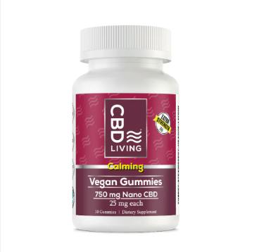 CBD LIVING 750MG- STRAWBERRY GUMMIES
