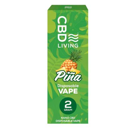CBD LIVING 2G VAPE- PINA COLADA