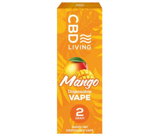 CBD LIVING 2G VAPE- MANGO