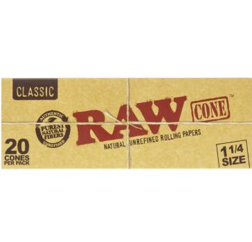 20 PACK 1 1/4TH RAW CONES