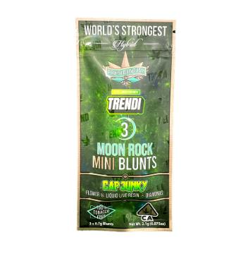Cap Junky | Moon Rock Infused Blunts | 0.7g each | 3pk