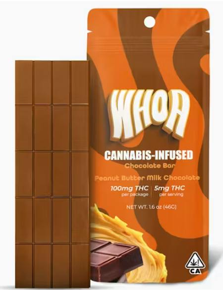 Bars | Peanut Butter Milk Chocolate | 100mg | 20ct | 5mg/ea