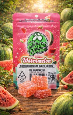 Eighth Brother | Cut-a-Dose | Watermelon Gummies | 100mg | Single