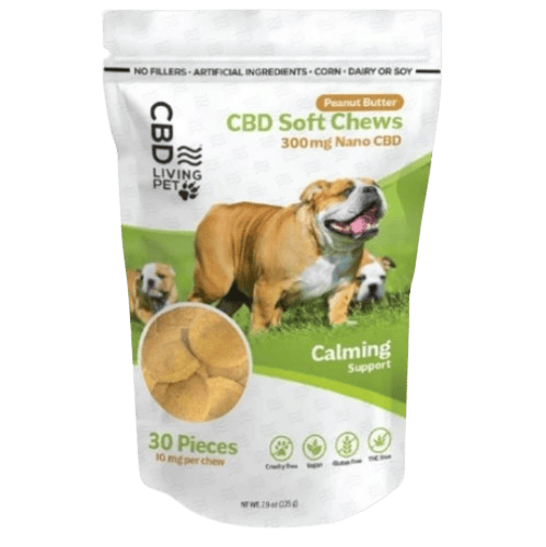 CBD Dog Soft Chews Calming Peanut Butter 300mg