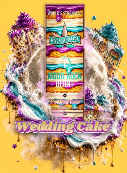 PRESIDENTIAL - 1.5G BLUNT WEDDING CAKE