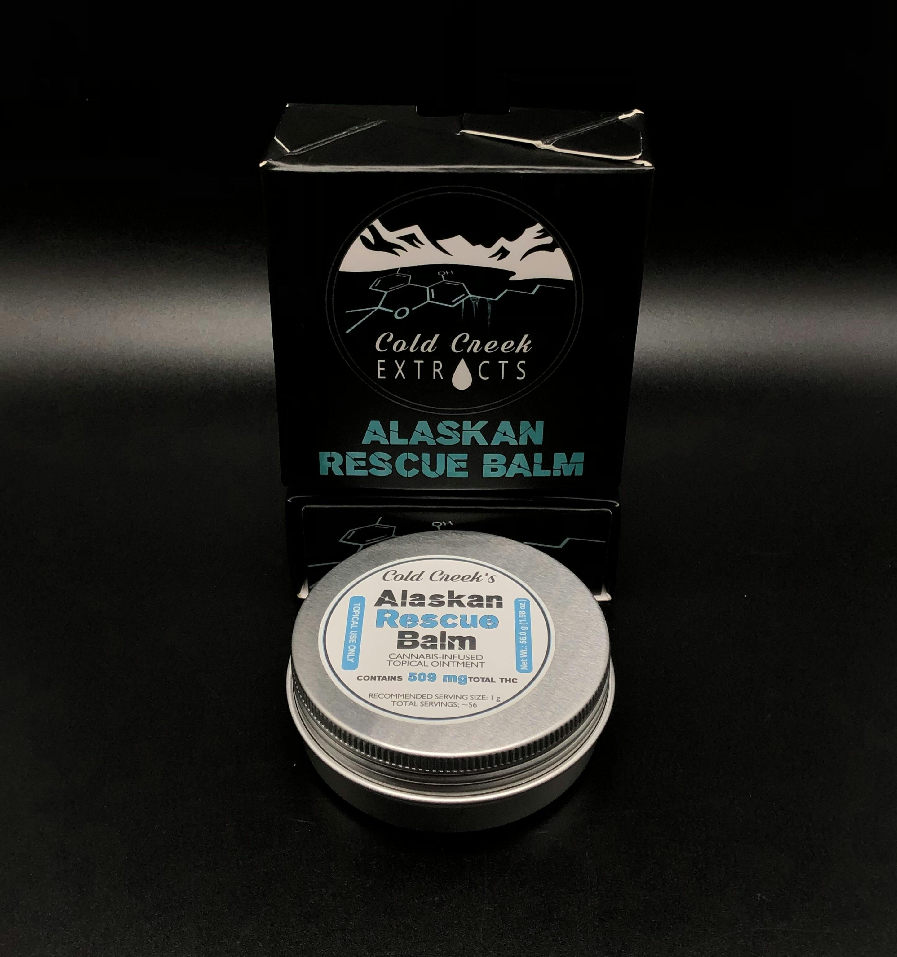 Alaskan Rescue Balm 655mg THC