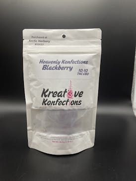100mg THC Kreative Konfections - Blackberry Soft Chews