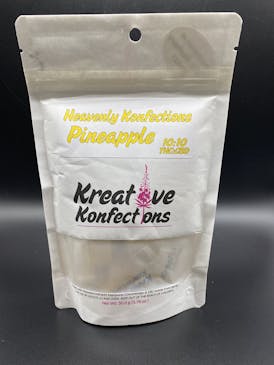 100mg THC Kreative Konfections - Pineapple Soft Chews