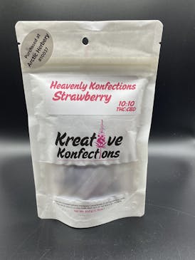 100mg THC Kreative Konfections - Strawberry Soft Chews