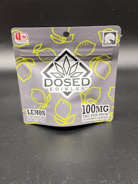 100mg THC Dosed Edibles - Lemon