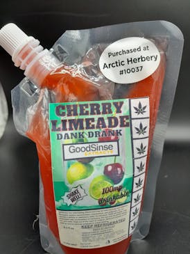 100mg THC - Good Sinse - Dank Drank - Cherry Limeade