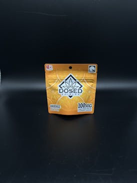 100mg THC Dosed Edibles - Orange Flavor Gummies