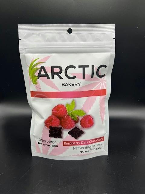 100mg THC Arctic Bakery - Raspberry Dark Chocolate