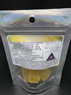 100mg THC Gravity Gummies - Pineapple
