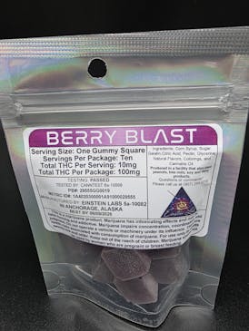 100mg THC Gravity Gummies - Berry Blast