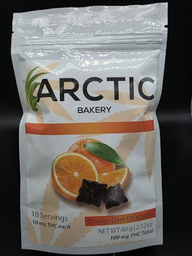 100mg THC Arctic Bakery - Orange Dark Chocolate