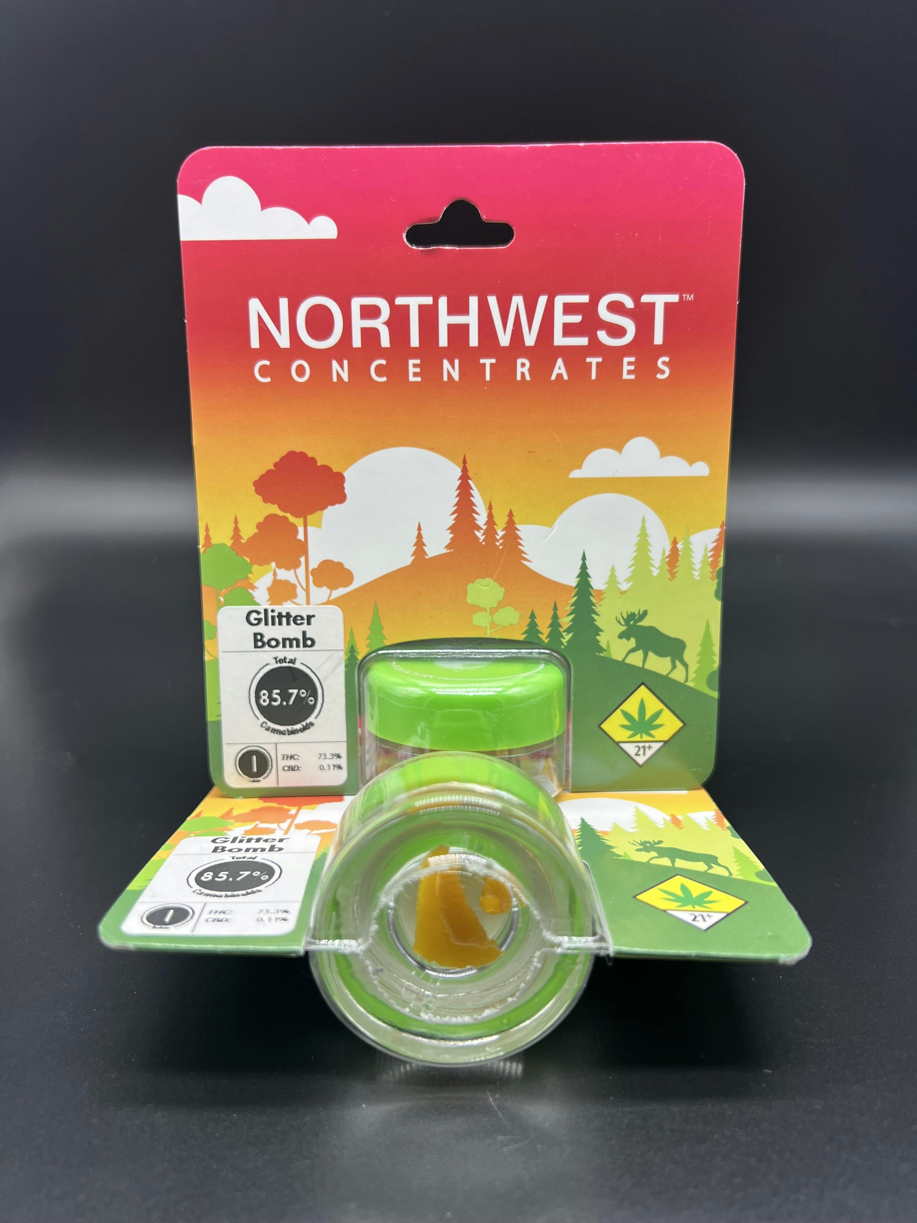 1g Concentrate 73.3% THC - Glitter Bomb