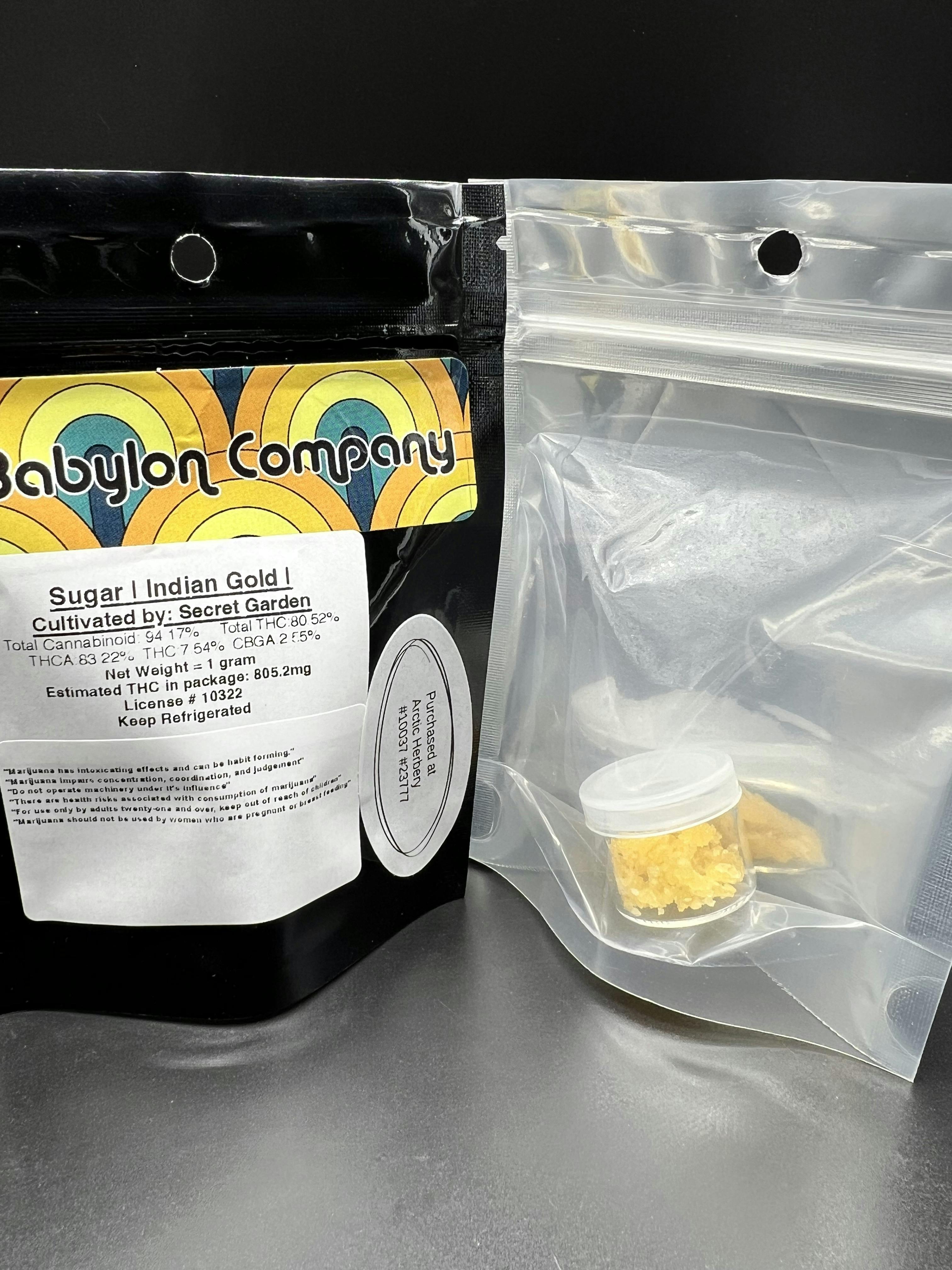 1g Terp Sugar 80.52% THC - Indian Gold