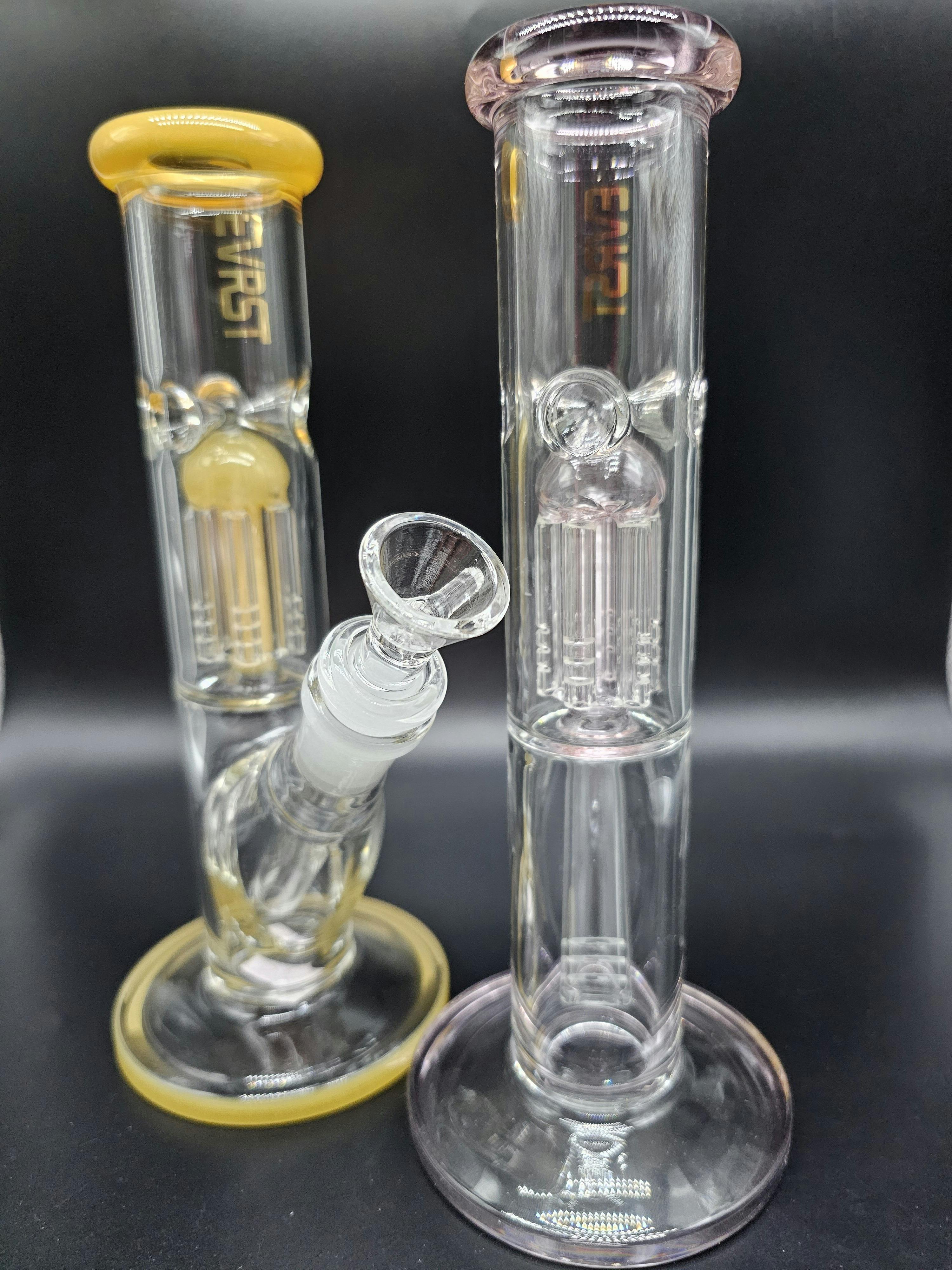 Straight Shooter Style Water Pipe (w/ Percolator) - Assorted Colors