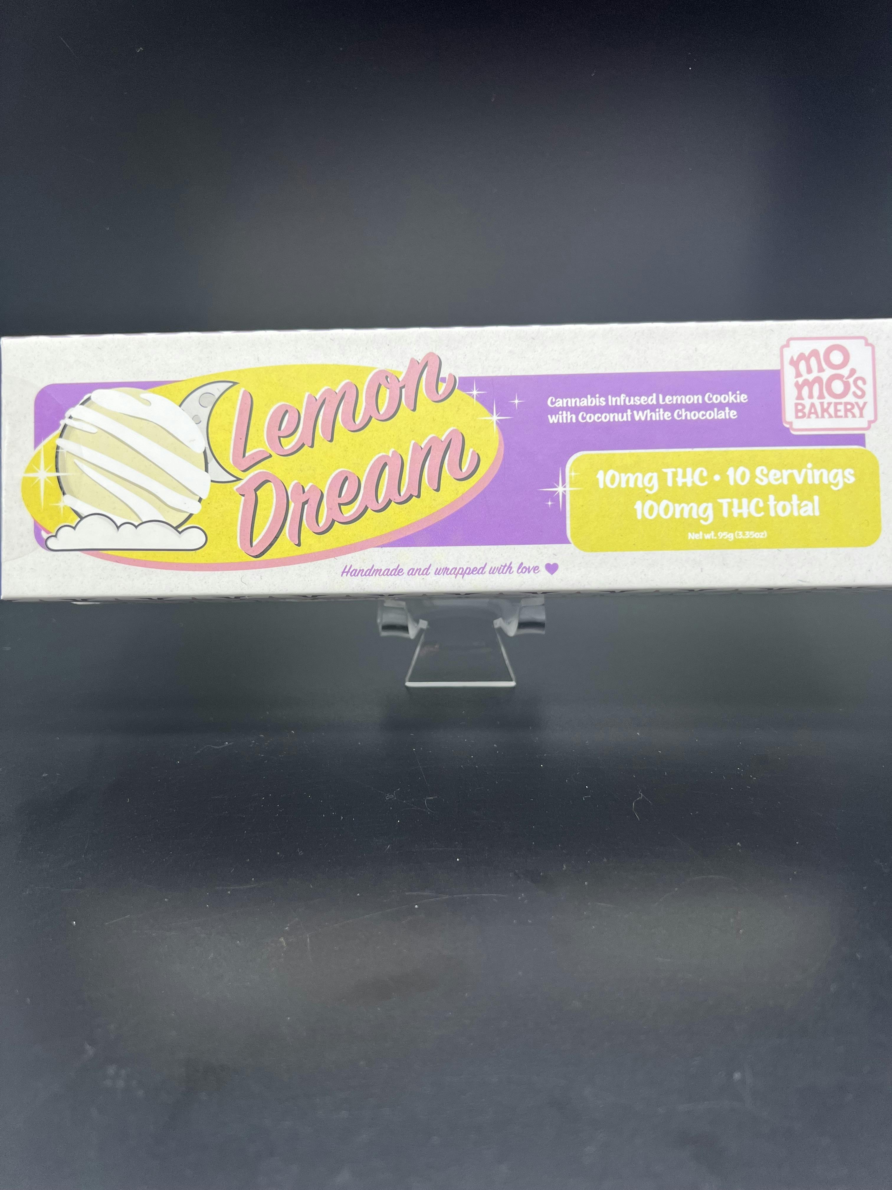 100mg THC Lemon Cookies with Coconut White Chocolate - Lemon Dream