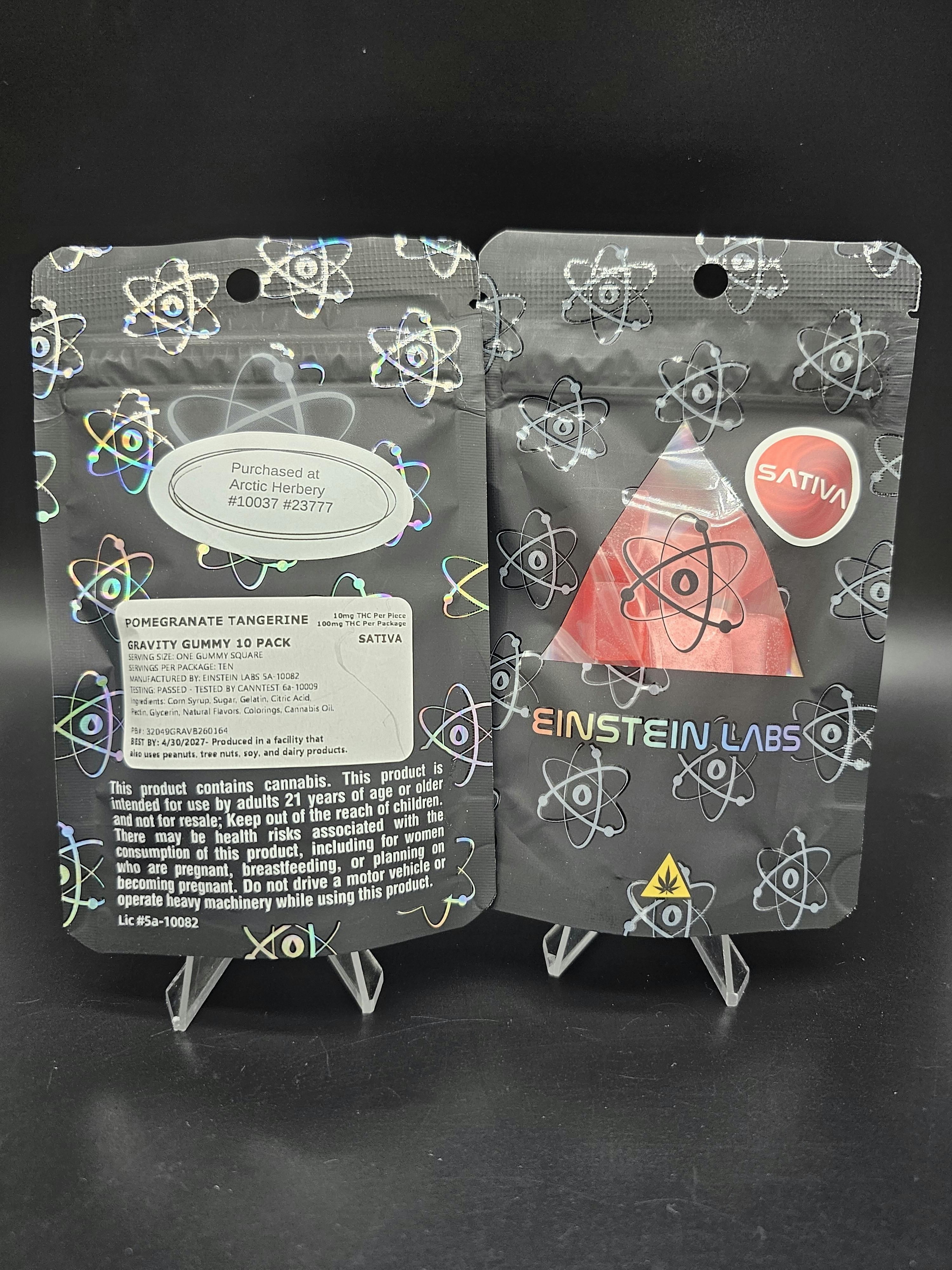 Pomegranate Tangerine Gravity Gummies | Gummies | 10pk | 10mg/ea by Einstein Labs