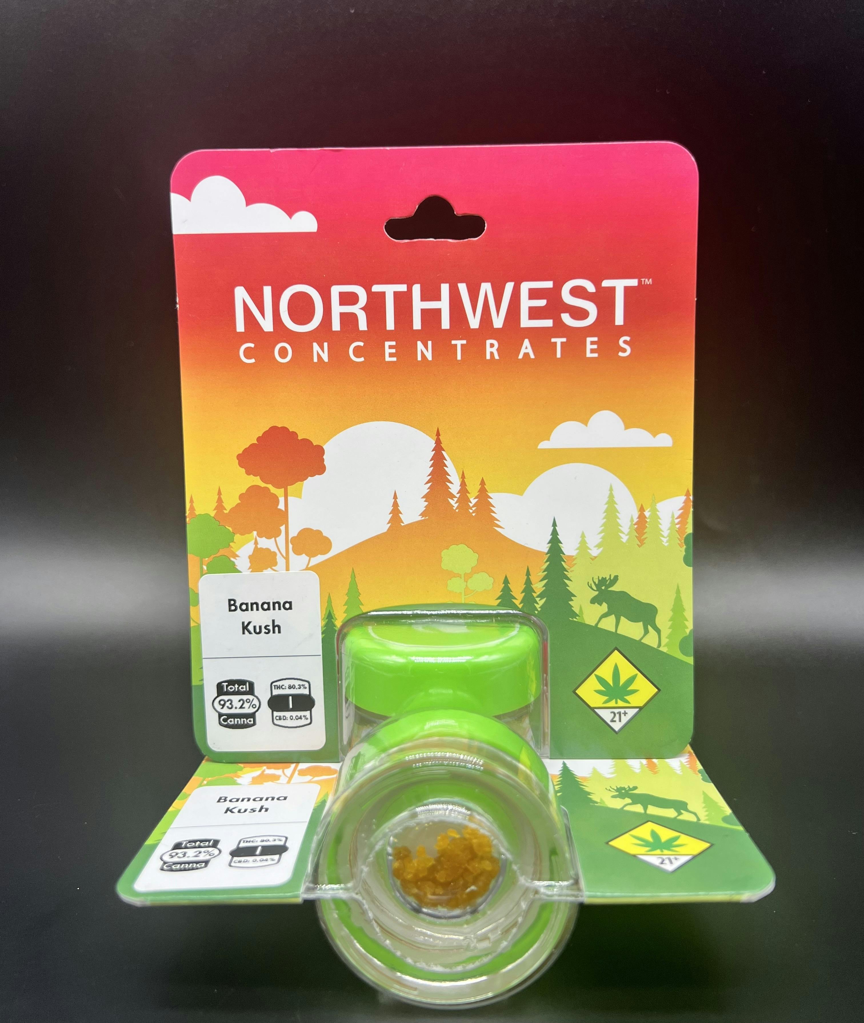 1g Sugar Wax 80.30% THC - Banana Kush