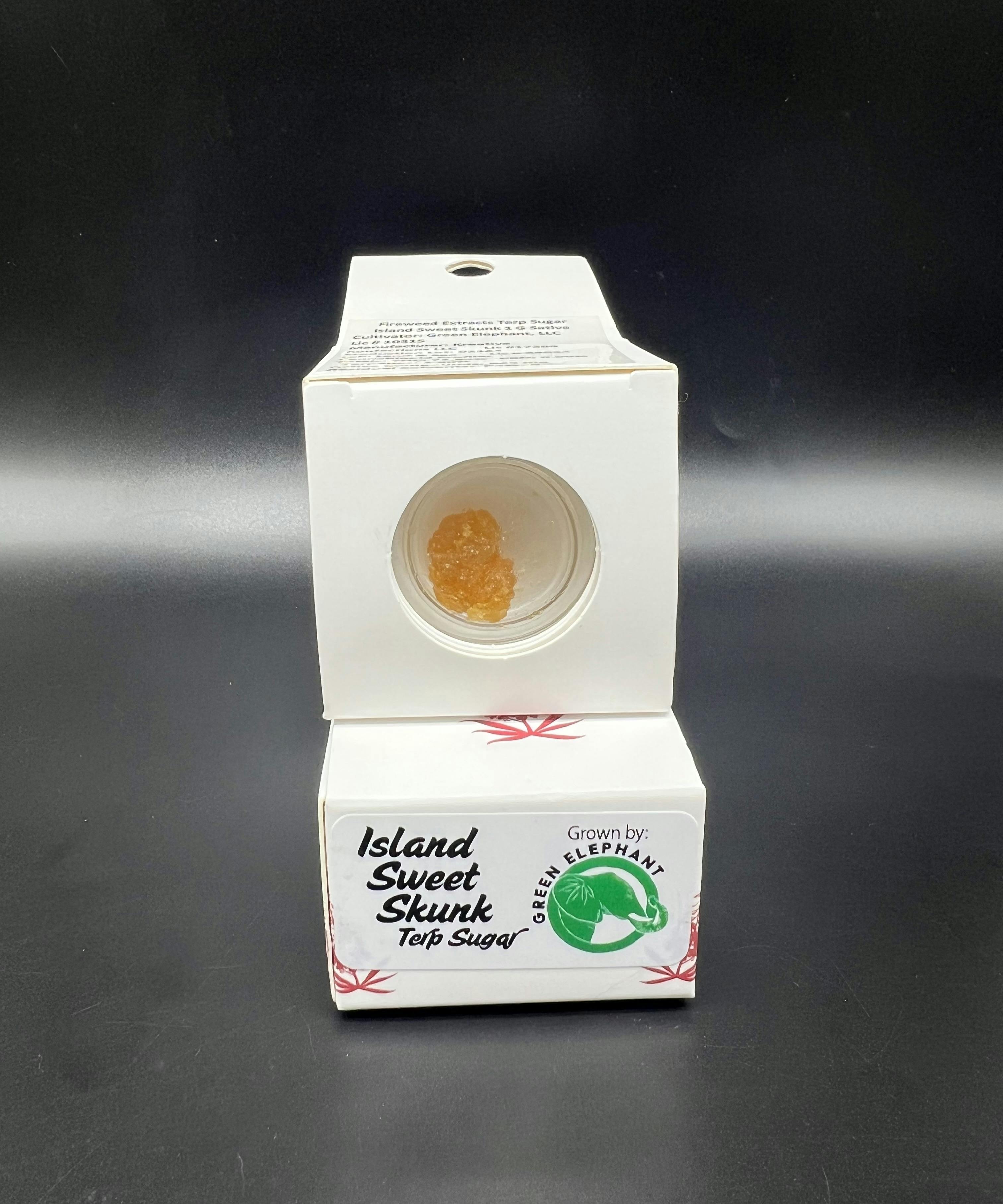 1g Terp Sugar 72.64% THC 1.90% Terps - Island Sweet Skunk