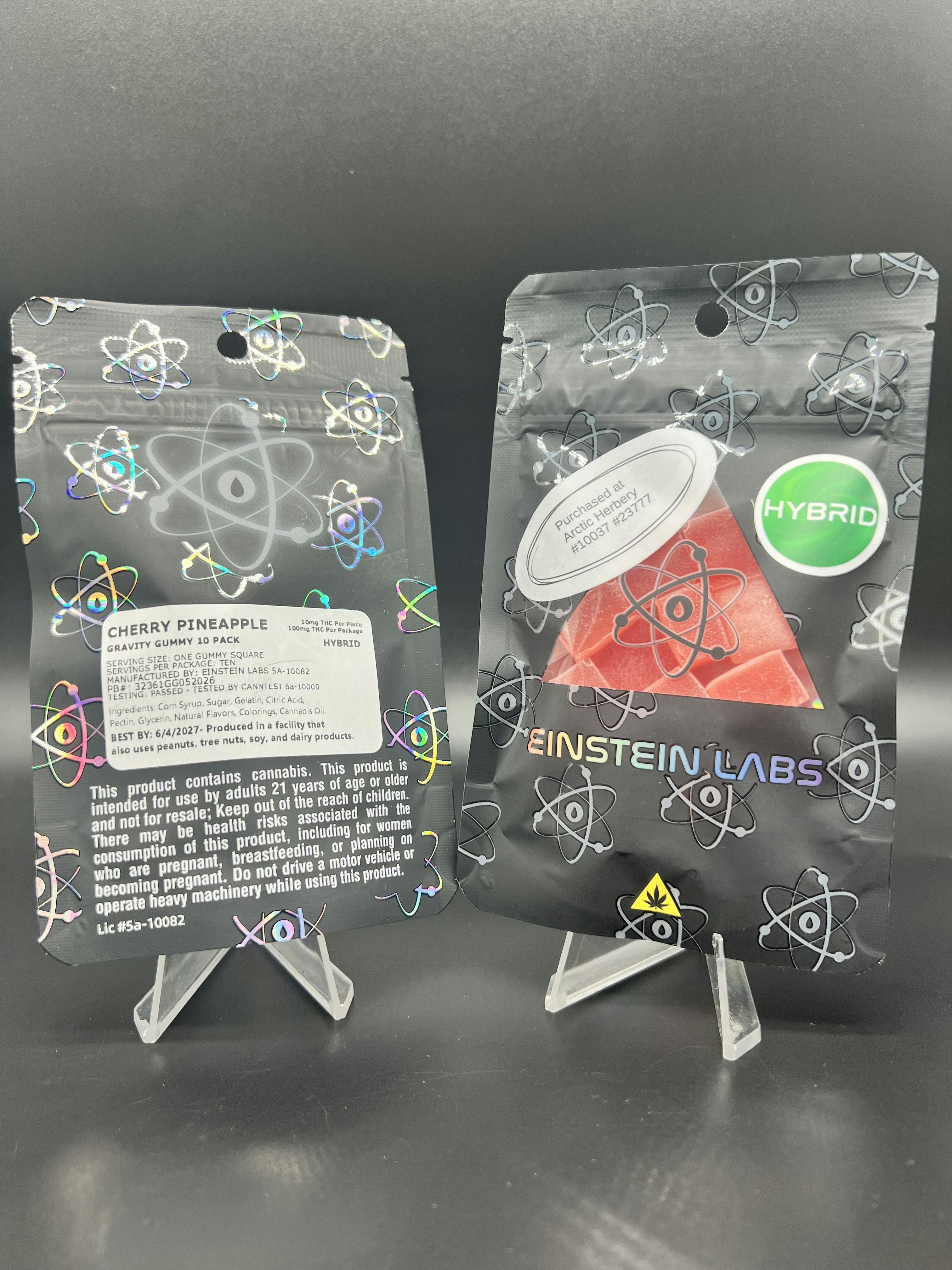 Gravity Gummies | 100mg THC per pack | 10mg THC a piece - Cherry Pineapple (Hybrid)