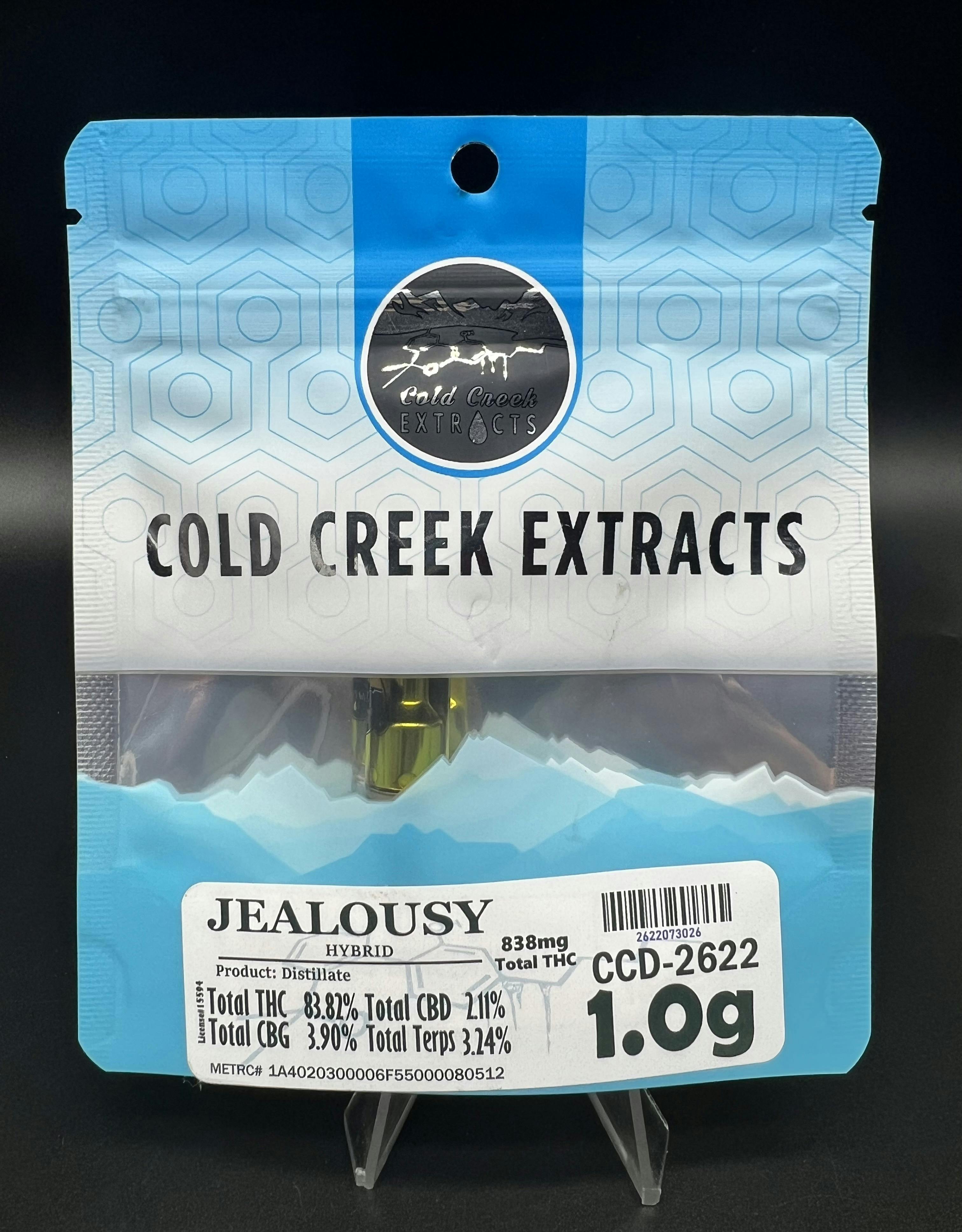1g Cartridge 83.82% THC 3.24% Terps - Jealousy
