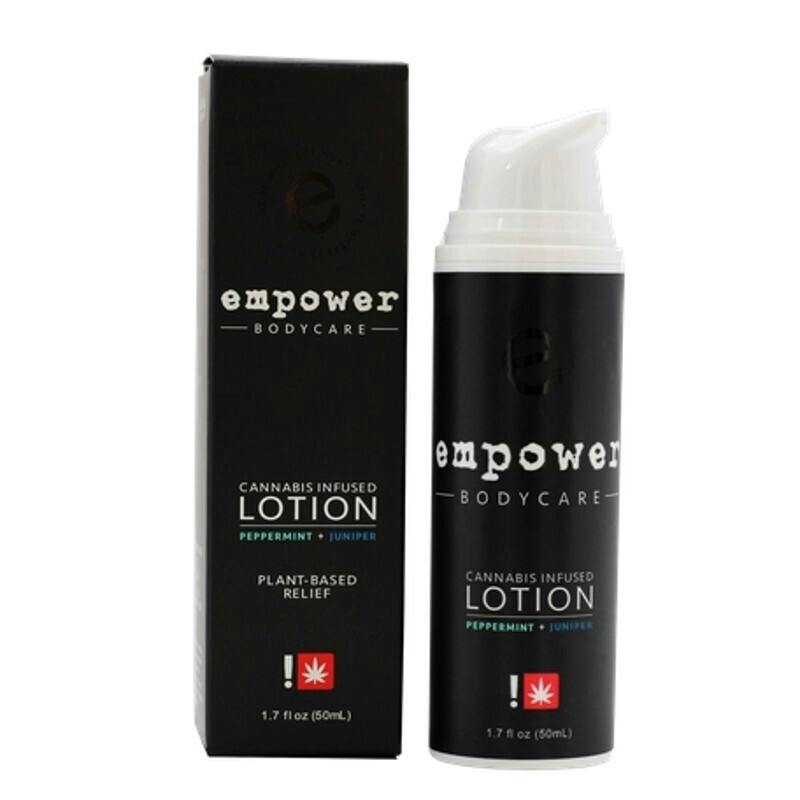 Empower: Cannabis Infused Lotion (Peppermint + Juniper)