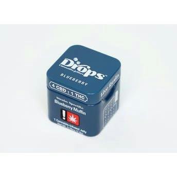 Drops: Blueberry Gummy (4:CBD/1:THC) (Relief)