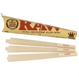 Raw Classic King Size Cones 3pk