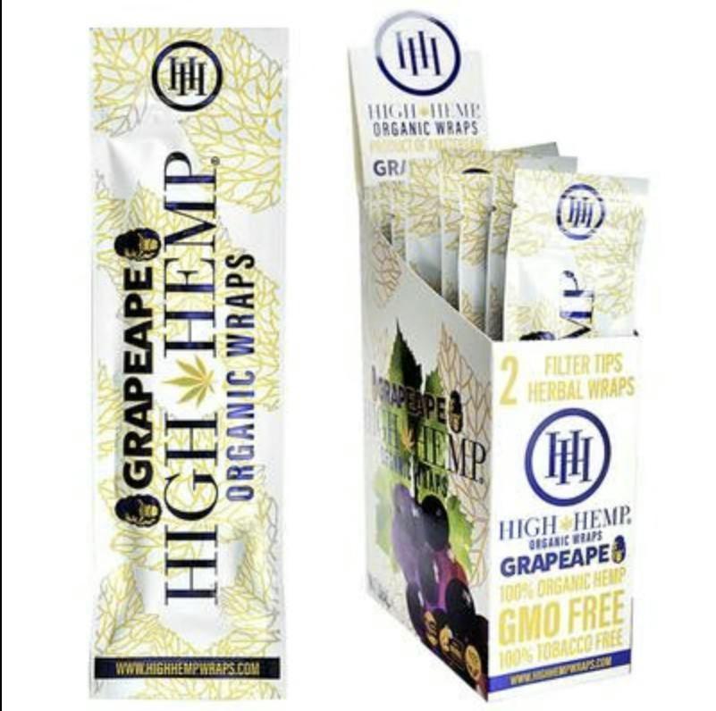 Papers High Hemp Wraps Grape Ape 2pk | Accessories by High Hemp