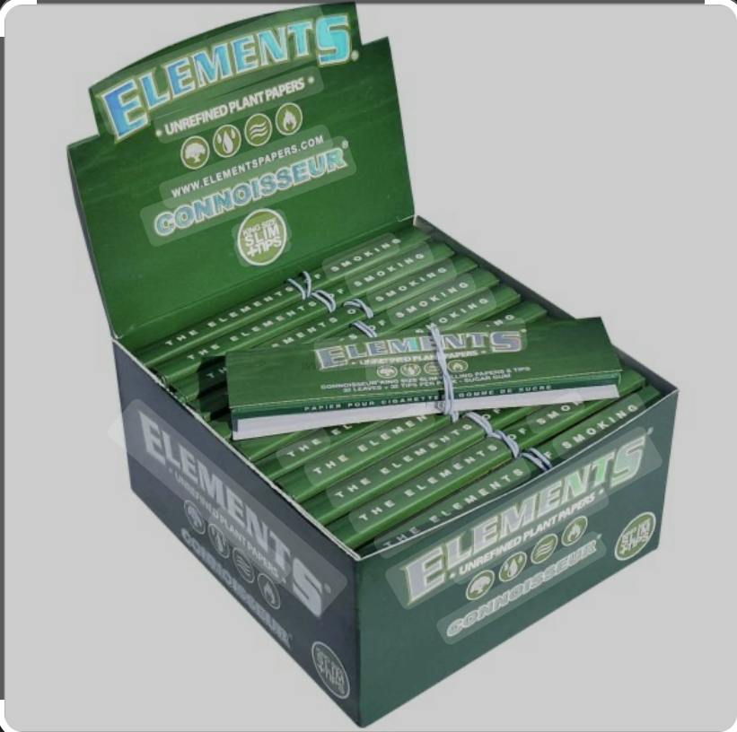 Elements King Size Slim | Unrefined Plant Papers | Accessories