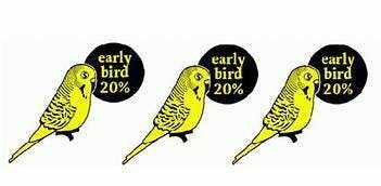 Early Bird Special 20% Off all Non-Sale Flower !!!